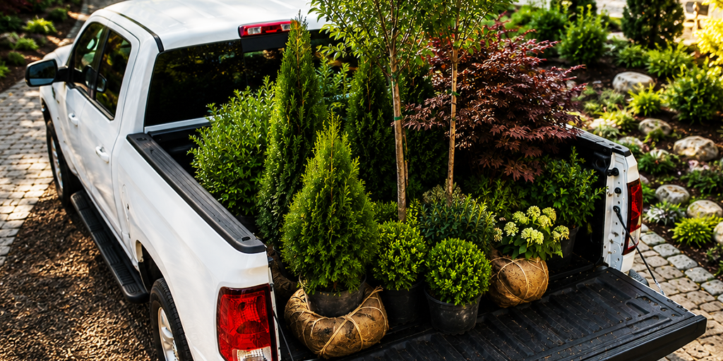 Landscaping hauling with HAULa